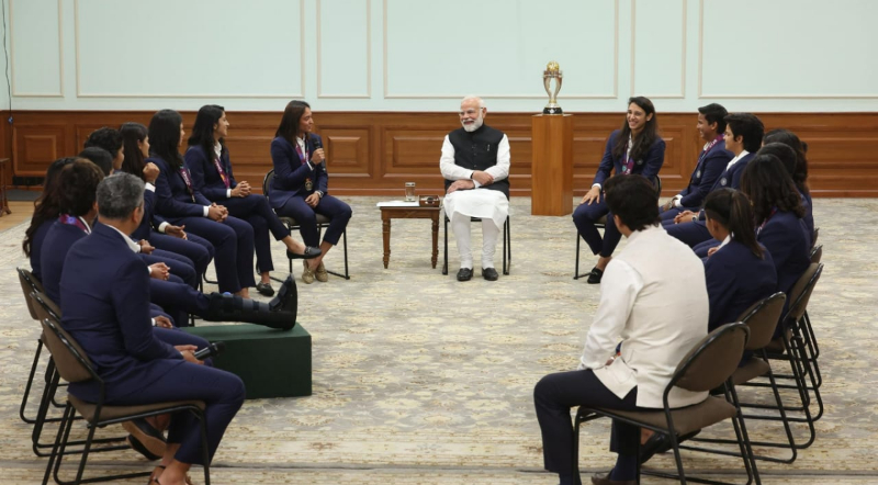 Team India Met PM Modi 2