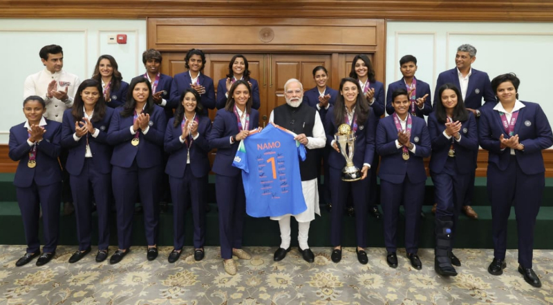 Team India Met PM Modi