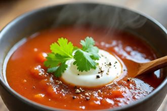 Tomato coriander Soup 1