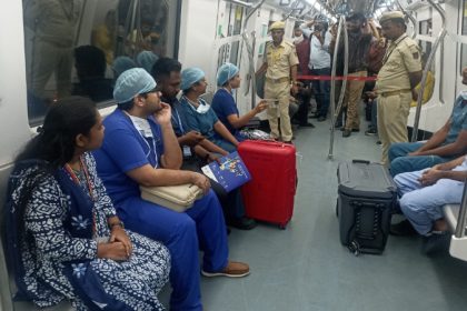 Transport of Human Heart Through Namma Metro