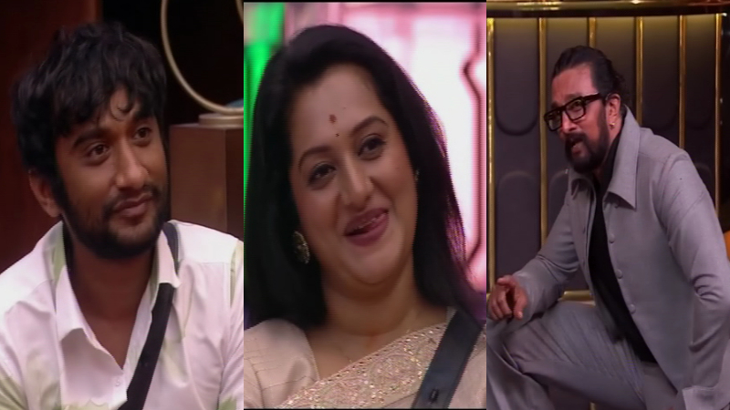 ನನ್ನ ಆತ್ಮೀಯರಾದ ಅಶ್ವಿನಿ ಗೌಡ ಸೇಫ್ ಆಗ್ಬೇಕು ಎಂದ ಗಿಲ್ಲಿ - ಕಿಚ್ಚ ಶಾಕ್ 2 gilli ashwini gowda bigg boss