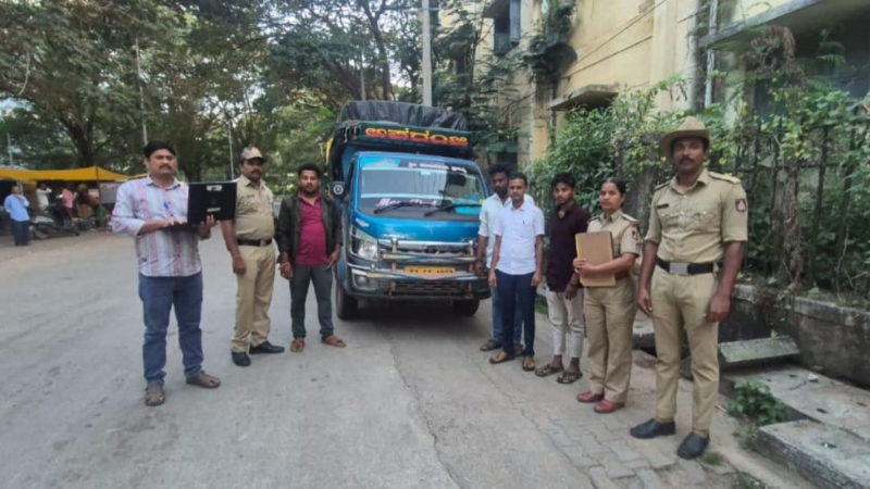 illegal ration transportation in davangere accused arrested
