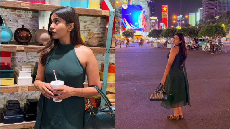 karna serial actress Namrata Gowdas solo tour in Vietnam 1