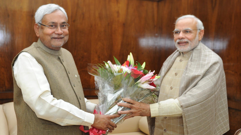 nitish kumar and modi