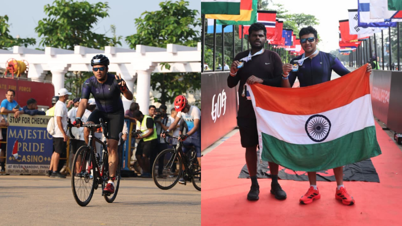 ತೇಜಸ್ವಿ ಸೂರ್ಯ & ಅಣ್ಣಾಮಲೈರಿಂದ ಗೋವಾದಲ್ಲಿ ಐರನ್ಮ್ಯಾನ್ 70.3 ಪೂರ್ಣ 2 tejasvi surya and annamalai ironman 70.3