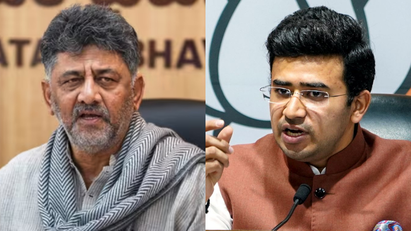 tejasvi surya d.k.shivakumar