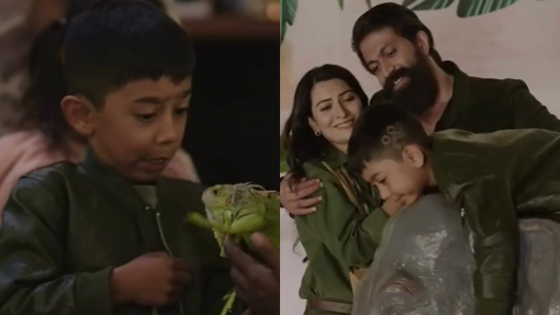 yash radhika pandit son yatharv birthday 1