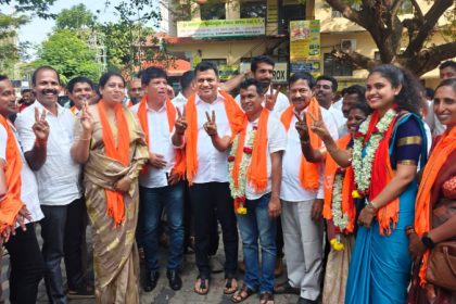 BJP wins landslide victory in Karnataka local body elections kinnigoli