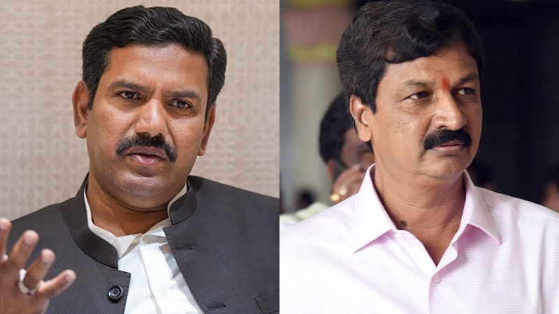 ರೇವಣ್ಣ ಎದುರು ರಮೇಶ್ ಜಾರಕಿಹೊಳಿಗೆ ಶೇಕ್ ಹ್ಯಾಂಡ್ ಮಾಡಿದ ಬಿವೈವಿ 1 BY Vijayendra Ramesh jarkiholi