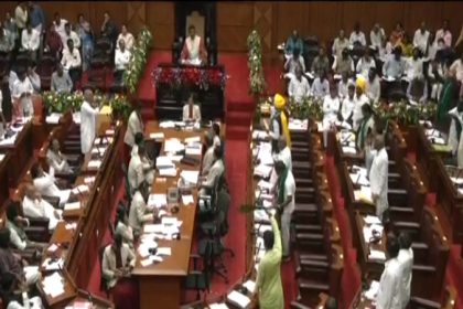 Belagavi Suvarna Soudha Session Yellow Peta 1