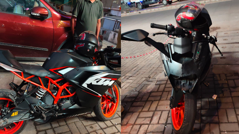 Bengaluru KTM Bike Accident