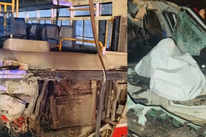 Car KSRTC Bus Accident Devanahalli 1