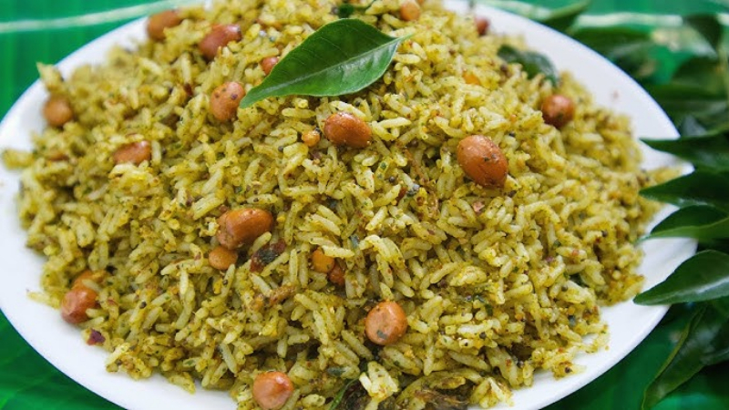 ಬಾಯಲ್ಲಿ ನೀರೂರಿಸುತ್ತೆ ಕರಿಬೇವಿನ ರೈಸ್ 5 Curry Leaves Rice 3