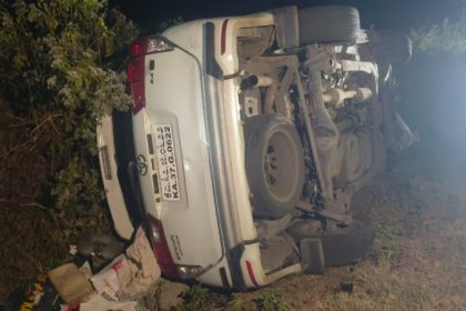 DCM DK Shivakumars personal secretary Rajendra Prasad car accident