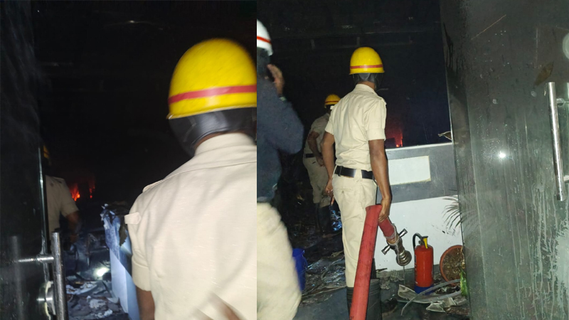 ಬೆಂಗಳೂರಿನ ಪಿಜಿಯಲ್ಲಿ ಸಿಲಿಂಡರ್ ಸ್ಫೋಟ - ಓರ್ವ ಸಾವು, ಮೂವರಿಗೆ ಗಾಯ 3 Fire Accident 2