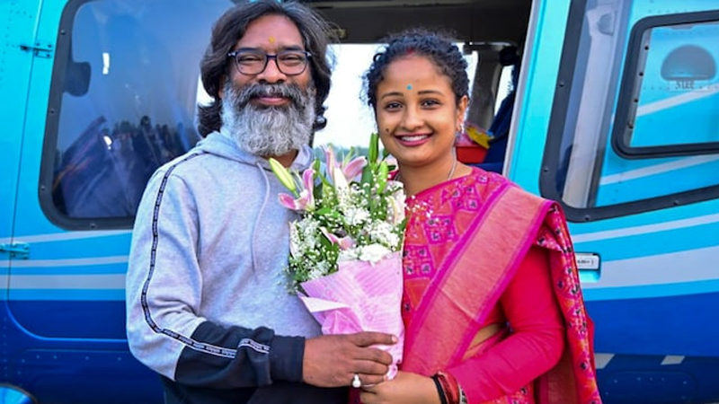Hemant Soren Kalpana Soren 1