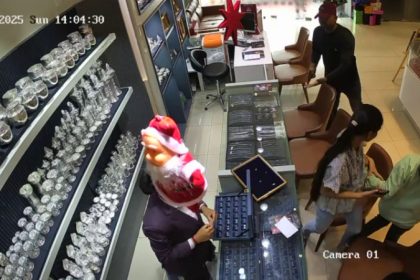 Hunsuru Jewellery Shop Robbery CCTV