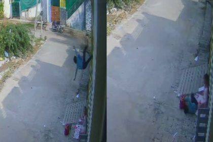Koppal Boy Falling from first floor