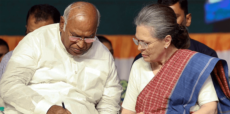 MALLIKARJUN KHARGE SONIA GANDHI