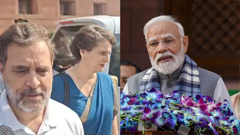Modi Priyanka Gandhi