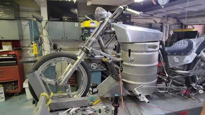 Motorcycle beer