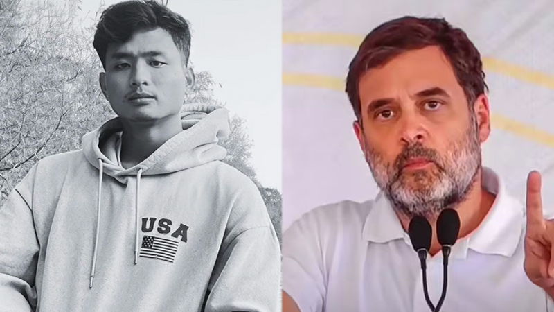 Rahul Gandhi Tripura Student