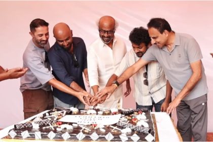 Rajinikanth celebrates his birthday on the sets of Jailer 2