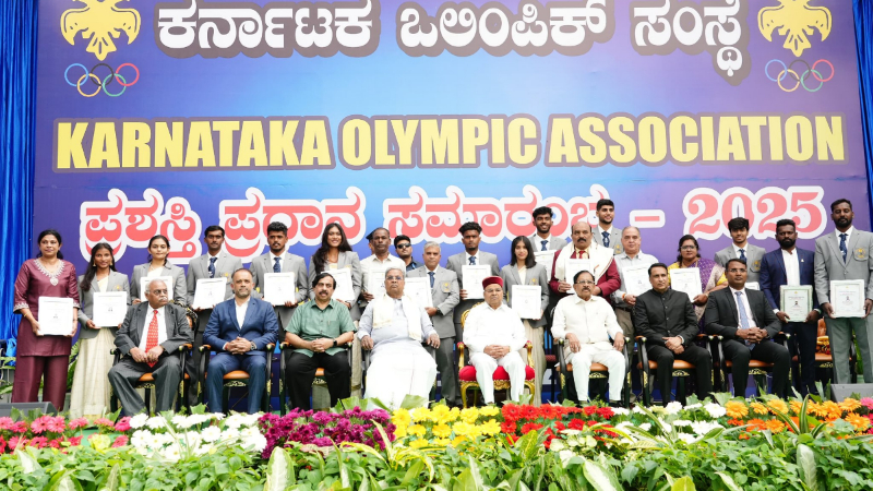 ಒಲಂಪಿಕ್ಸ್ನಲ್ಲಿ ಚಿನ್ನದ ಪದಕ ಗೆಲ್ಲುವ ರಾಜ್ಯದ ಕ್ರೀಡಾಪಟುಗಳಿಗೆ 6 ಕೋಟಿ ಬಹುಮಾನ: ಸಿಎಂ 5 Siddaramaiah 3