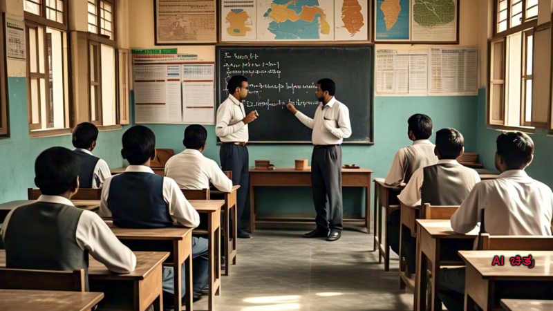 Teacher Student class room 1