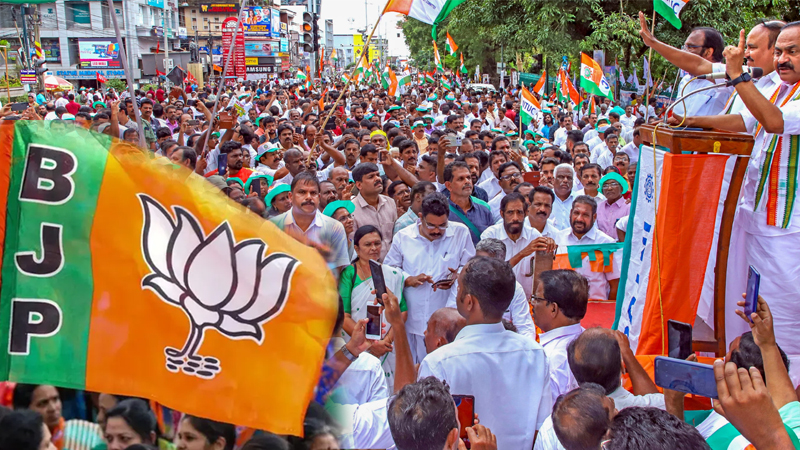 ತಿರುವನಂತಪುರಂ ಪಾಲಿಕೆಯಲ್ಲಿ ಬಿಜೆಪಿ ಕಮಾಲ್ - ಗ್ರಾಪಂ, ಬ್ಲಾಕ್, ಪುರಸಭೆಯಲ್ಲಿ ಯುಡಿಎಫ್ ಮೈತ್ರಿಕೂಟಕ್ಕೆ ದೊಡ್ಡ ಜಯ 4 UDF vs BJP