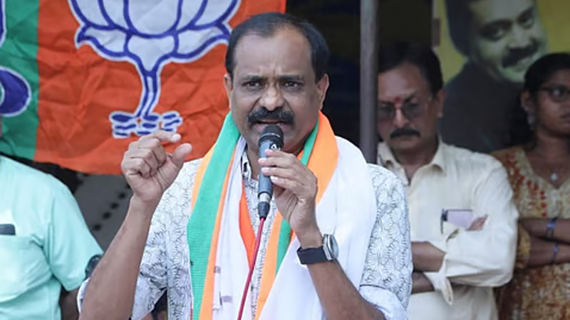 VV Rajesh BJP Mayor 1