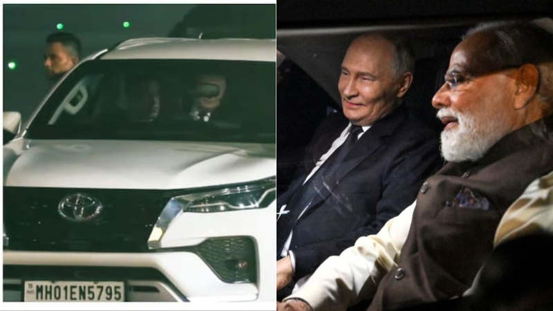 Why did Modi and Putin use the Fortuner car