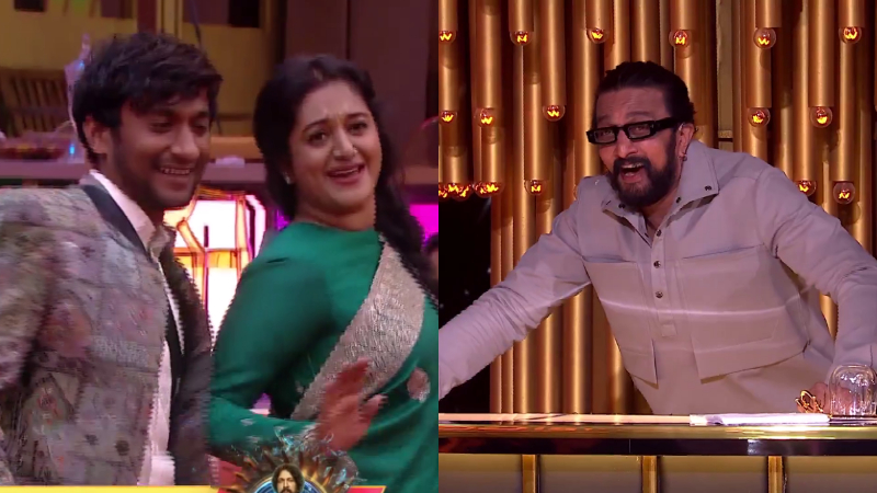 ಜುಂ ಜುಂ ಮಾಯಾ.. ಹಾಡಿಗೆ ಗಿಲ್ಲಿ-ಅಶ್ವಿನಿ ಗೌಡ ಸಖತ್ ಸ್ಟೆಪ್ 1 gilli ashwini gowda dance