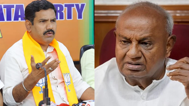 h.d.deve gowda b.y.vijayendra