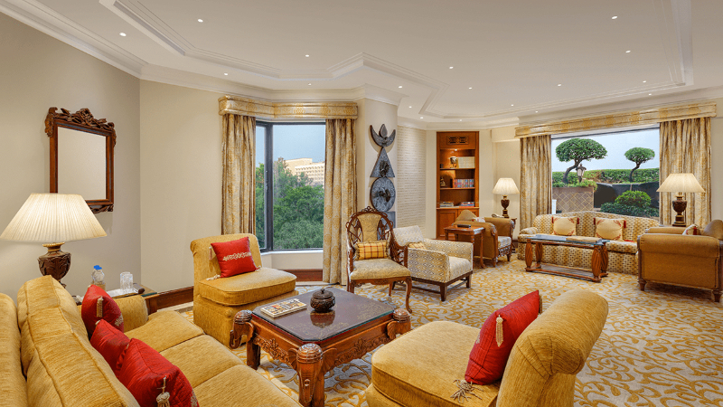 ಟ್ರಂಪ್ ತಂಗಿದ್ದ ಹೋಟೆಲಿನಲ್ಲಿ ಪುಟಿನ್ ವಾಸ್ತವ್ಯ - ಈ ಸೂಟ್ ವಿಶೇಷತೆ ಏನು? 1 ರಾತ್ರಿಗೆ ದರ ಎಷ್ಟು? 4 itc maurya delhi presidential suite 3