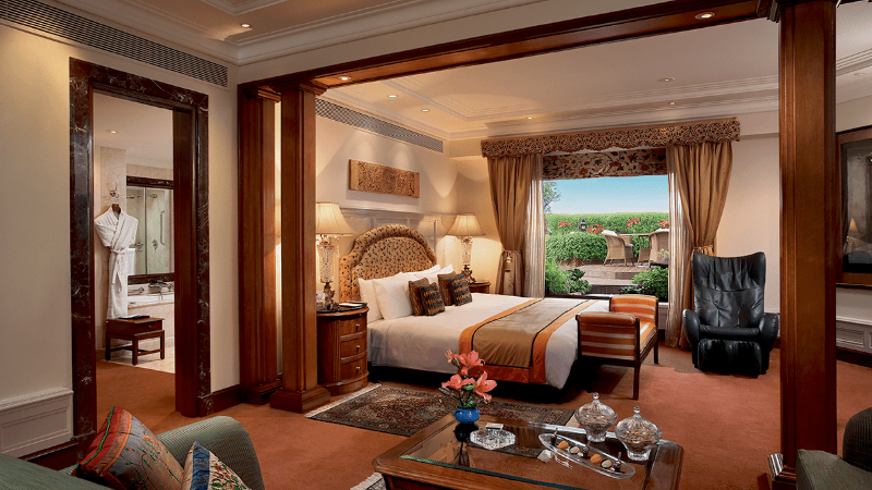 ಟ್ರಂಪ್ ತಂಗಿದ್ದ ಹೋಟೆಲಿನಲ್ಲಿ ಪುಟಿನ್ ವಾಸ್ತವ್ಯ - ಈ ಸೂಟ್ ವಿಶೇಷತೆ ಏನು? 1 ರಾತ್ರಿಗೆ ದರ ಎಷ್ಟು? 7 itc maurya delhi presidential suite 4