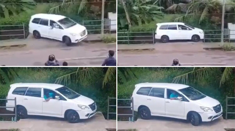 kerala innova car parking viral 4