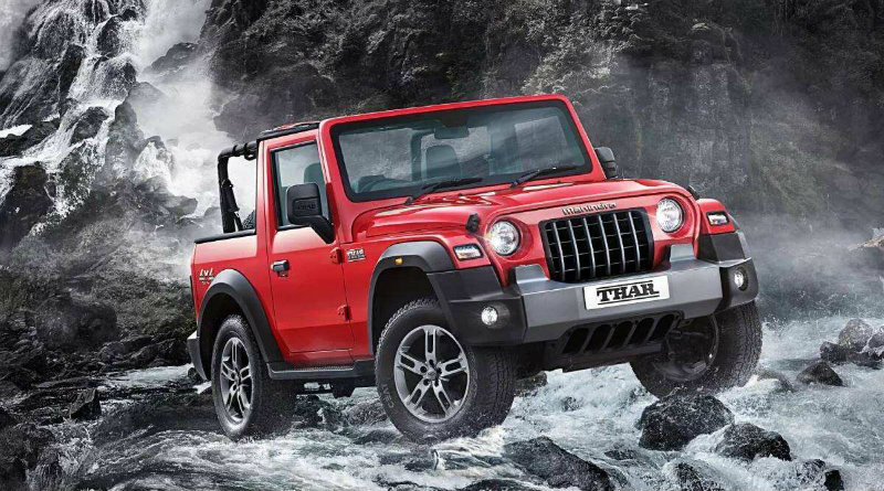 mahindra thar red 1200