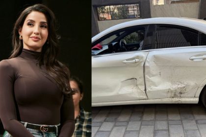 nora fatehi gets into an accident suffered a concussion after a drunk driver rammed into her car
