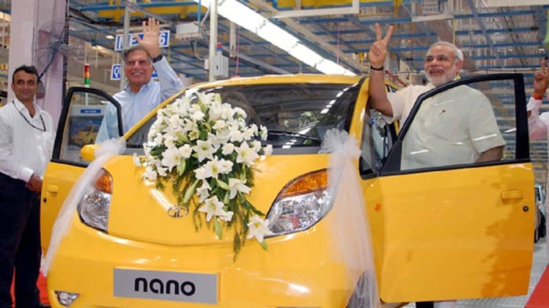 tata nano ratan tata narendra modi