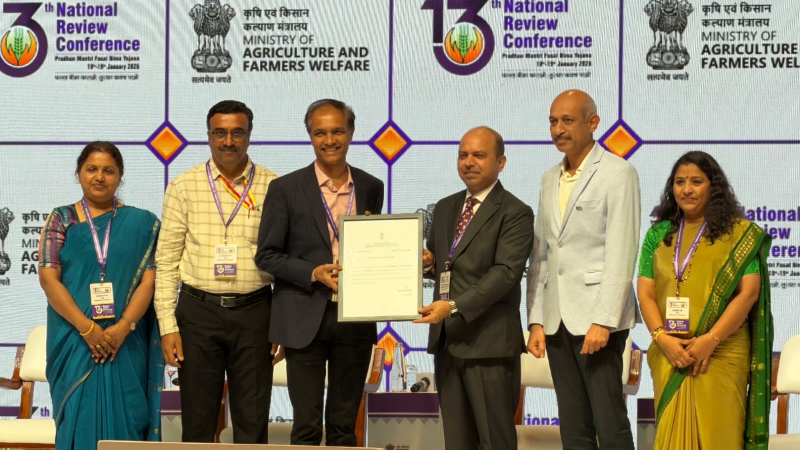 Agriculture Award For Karnataka PM Fasal Bima Yojana