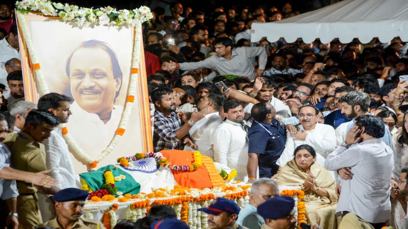 Ajit Pawar farewell