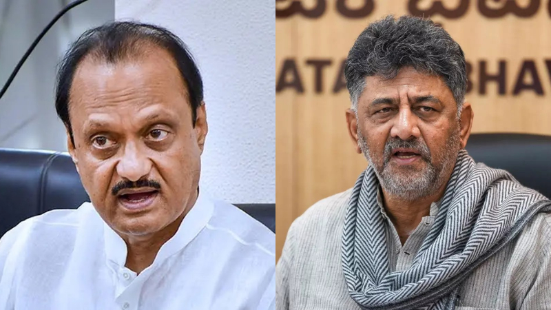 ಅಜಿತ್ ಪವಾರ್ ಒಳ್ಳೆಯ ಪ್ರೋಗ್ರೆಸಿವ್ ಲೀಡರ್, ಇಂದು ನಮ್ಮಿಂದ ದೂರ ಆಗಿದ್ದಾರೆ - ಡಿಕೆಶಿ ಸಂತಾಪ 1 Ajith Pawar and dk shivakumar