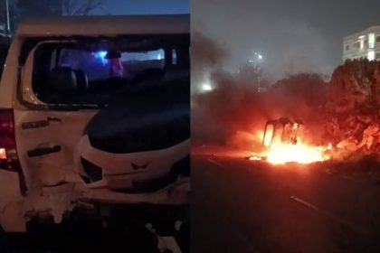 Anekal Govt Jeep Kia Car accident