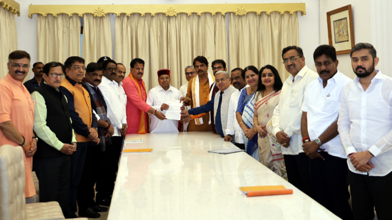 BJP delegation requests Governor not to sign Hate Speech and Hate Crimes Prevention Bill 2025