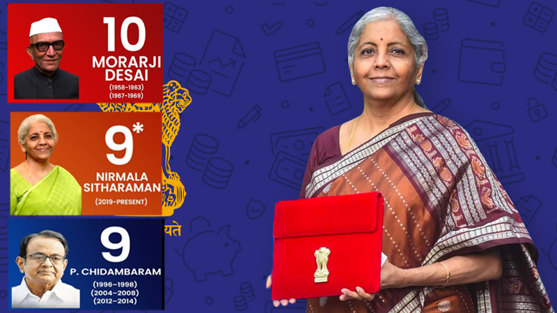 ಮೈಲಿಗಲ್ಲು ಸಾಧಿಸಲು ನಿರ್ಮಲಾ ಸೀತಾರಾಮನ್ ಸಜ್ಜು - 9ನೇ ಬಜೆಟ್ ಮಂಡಿಸಲಿರುವ ವಿತ್ತ ಸಚಿವೆ 5 Budget 2026