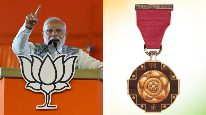 ಚುನಾವಣಾ ದೃಷ್ಟಿಯಲ್ಲಿಟ್ಟುಕೊಂಡು ಪದ್ಮ ಪ್ರಶಸ್ತಿ - ಕಾಂಗ್ರೆಸ್ ಟೀಕೆ 1 Congress alleges electionisation of Padma Awards