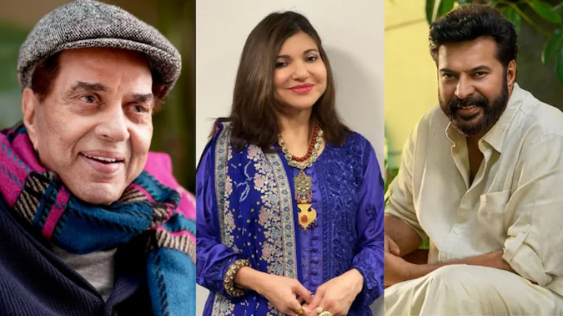 Dharmendra Mammootty Alka Yagnik 1