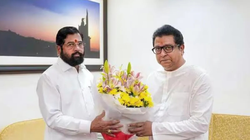 Eknath Shinde Raj Thackeray