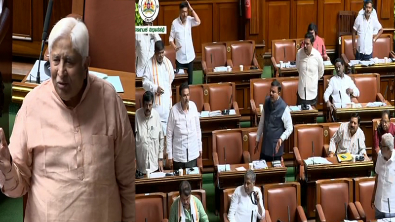 ರಾಜ್ಯ ಸರ್ಕಾರದ ವಿರುದ್ಧ ಫೋನ್ ಟ್ಯಾಪಿಂಗ್ ಆರೋಪ; ಸದನದಲ್ಲಿ ಗದ್ದಲ - ಕೋಲಾಹಲ 2 HK Patil